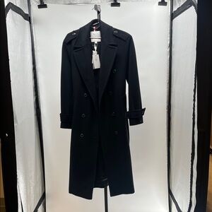 Tommy Hilfiger Classic Black Trench Coat